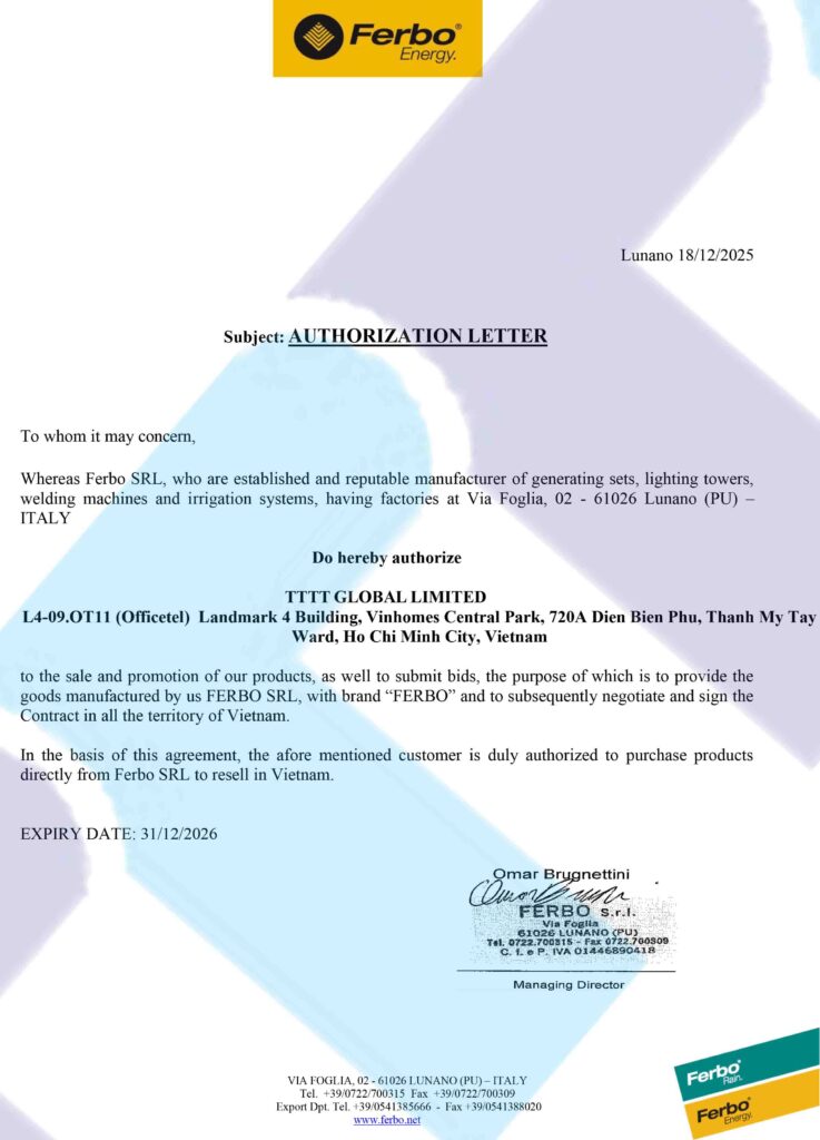 Trang chủ Ferbo Việt Nam ferbo letter